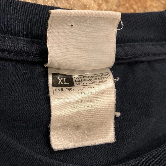 VTG Cruel Girl Long Sleeve T Shirt Size XL Blue Graphic Sleeve Hit 98 Distressed - Picture 4 of 7